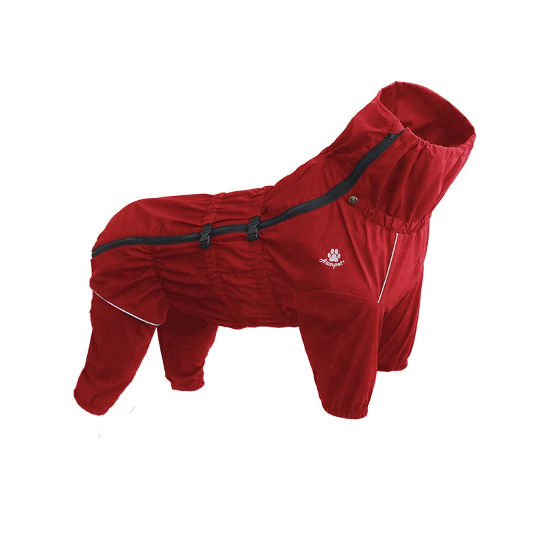 Waterproof Reflective Dog Jumpsuit – Warm Winter Outdoor Coat for Small, Medium & Large Dogs