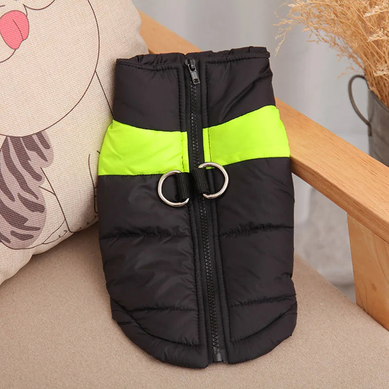 Waterproof Winter Dog Jacket Warm Windproof Pet Coat Vest for Small Large Dogs