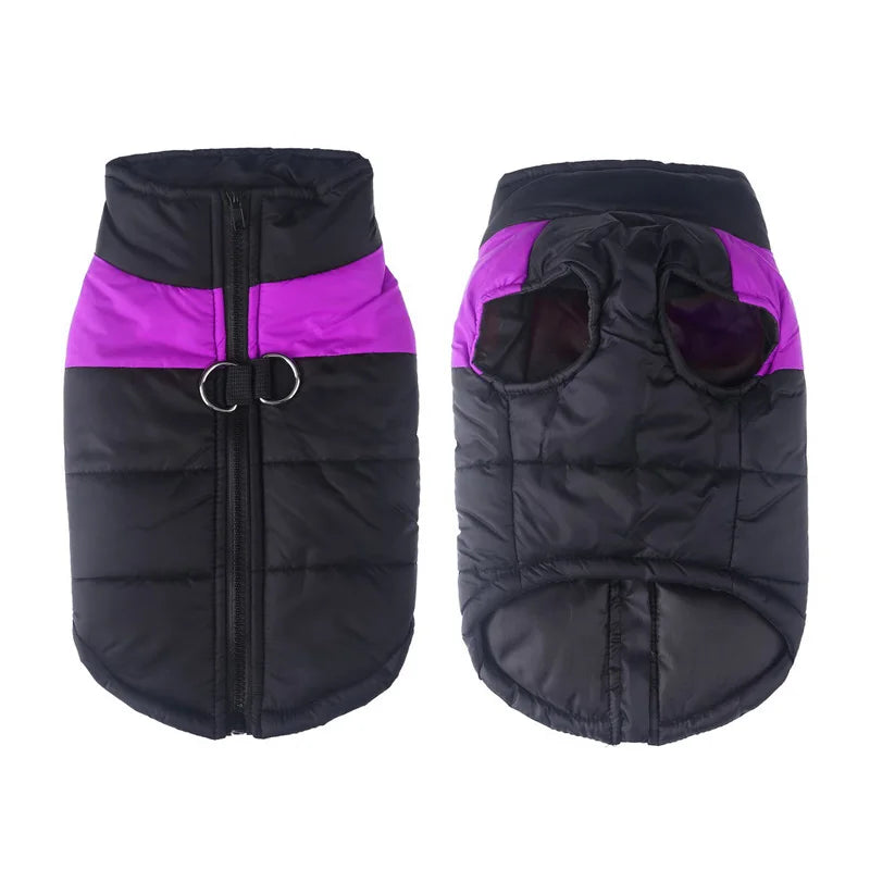 Waterproof Winter Dog Jacket Warm Windproof Pet Coat Vest for Small Large Dogs