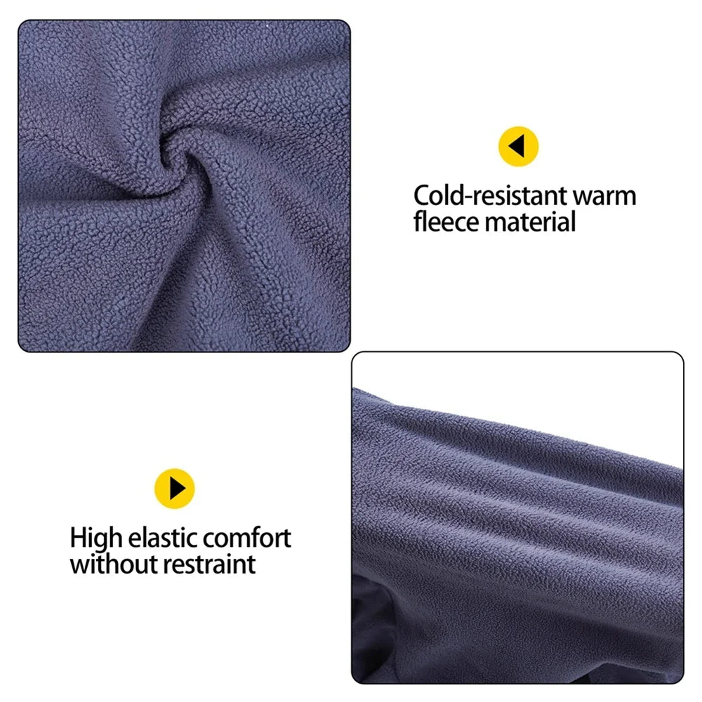 Fleece Full-Body Dog Snowsuit – Cozy 4-Leg Winter Coat for All Size Dogs