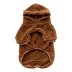 Winter Dog Hoodie Fleece Warm Coat – Medium & Large Dogs, Soft Outdoor Pet Jacket