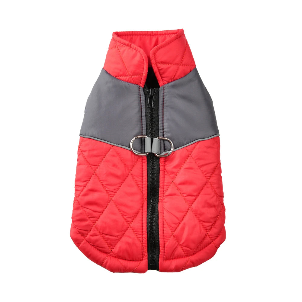 Winter Dog Jacket Windproof Reflective Pet Coat with D-Ring – Small to Large Dogs & Cats