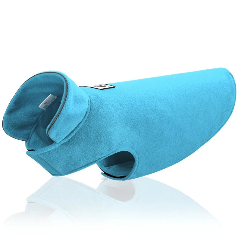 Reversible Fleece Dog Coat – Warm Winter Jacket for Small, Medium & Large Dogs and Puppies