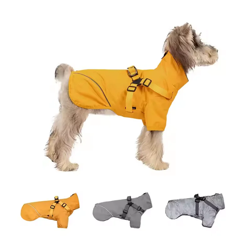 Reflective Waterproof Dog Raincoat – Outdoor Spring Jacket Hoodie for Small & Medium Dogs