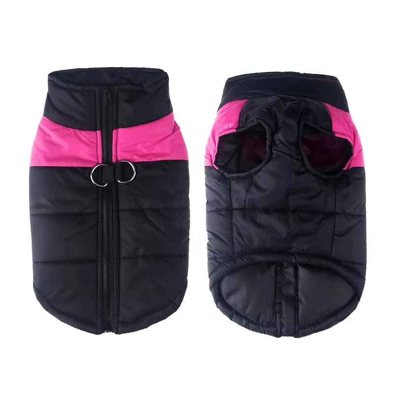 Waterproof Winter Dog Jacket Warm Windproof Pet Coat Vest for Small Large Dogs