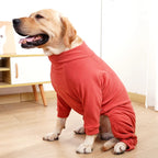 Fleece Full-Body Dog Snowsuit – Cozy 4-Leg Winter Coat for All Size Dogs