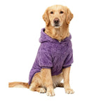 Winter Dog Hoodie Fleece Warm Coat – Medium & Large Dogs, Soft Outdoor Pet Jacket