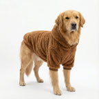 Winter Dog Hoodie Fleece Warm Coat – Medium & Large Dogs, Soft Outdoor Pet Jacket