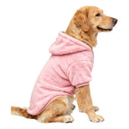 Winter Dog Hoodie Fleece Warm Coat – Medium & Large Dogs, Soft Outdoor Pet Jacket