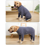 Fleece Full-Body Dog Snowsuit – Cozy 4-Leg Winter Coat for All Size Dogs
