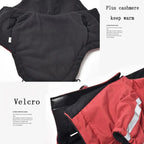 Autumn/Winter Dog Coat – Waterproof Reflective Hooded Jacket for Small Dogs, Warm Cotton Pet Clothing