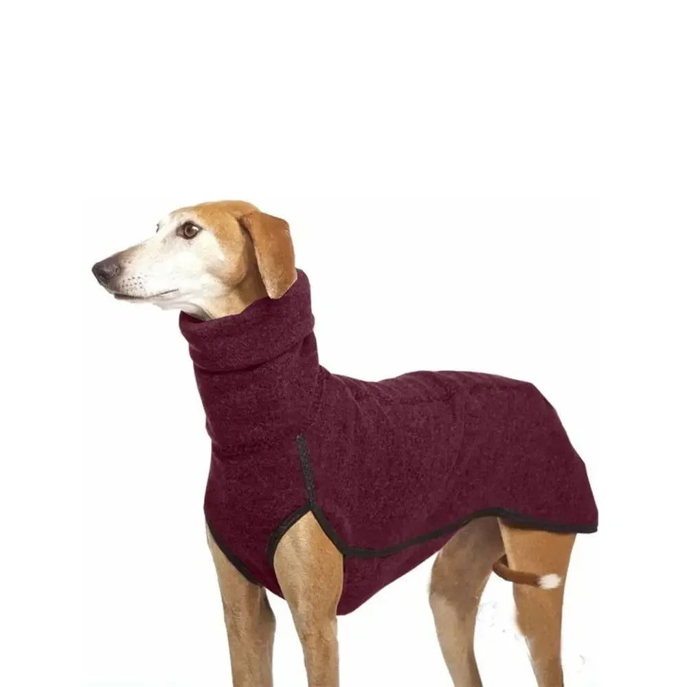 Winter High Collar Dog Sweater – Warm Jumper Coat for Medium & Large Dogs