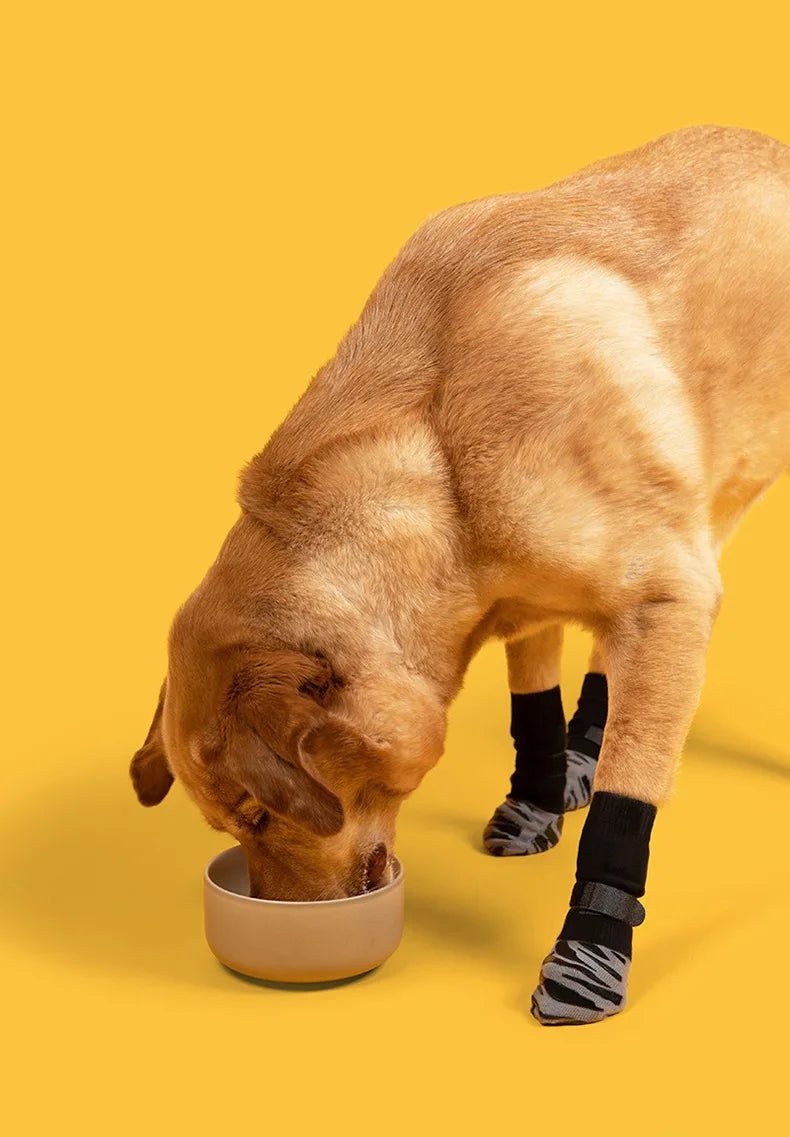 Outdoor Dog Socks – Breathable Non-Slip Waterproof Socks for Medium & Large Dogs, Anti-Shedding Design