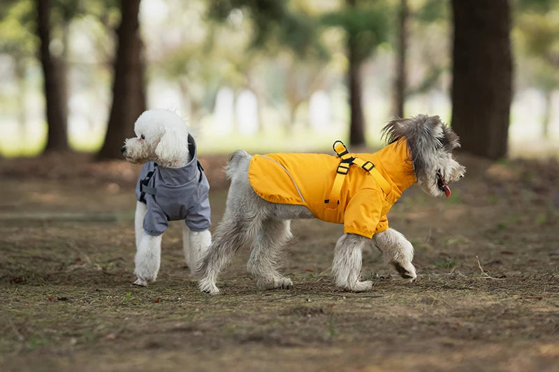 Reflective Waterproof Dog Raincoat – Outdoor Spring Jacket Hoodie for Small & Medium Dogs