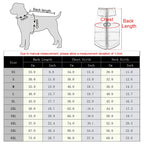 Waterproof Winter Dog Jacket Warm Windproof Pet Coat Vest for Small Large Dogs