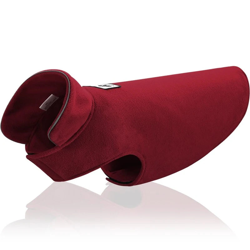 Reversible Fleece Dog Coat – Warm Winter Jacket for Small, Medium & Large Dogs and Puppies