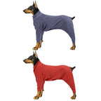 Fleece Full-Body Dog Snowsuit – Cozy 4-Leg Winter Coat for All Size Dogs