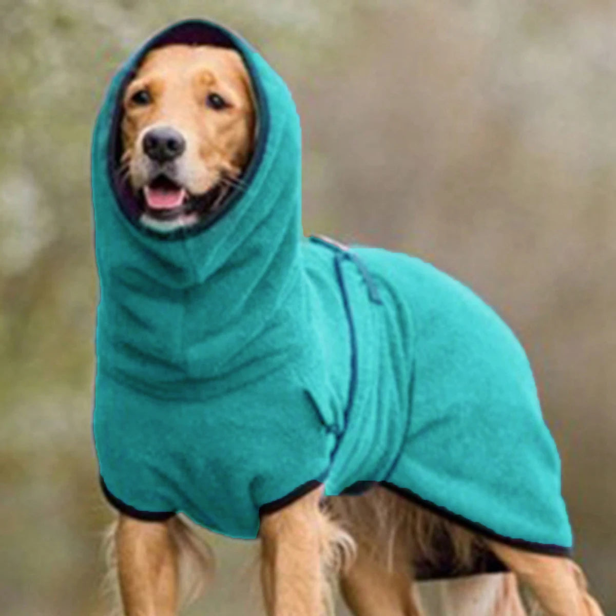 Warm Fleece Dog Winter Coat – Cozy Lurcher Jumper Jacket with Adjustable Band, Soft Lining