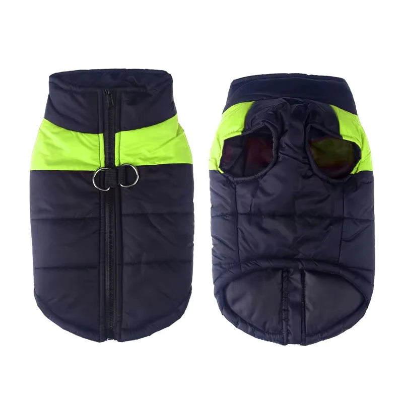 Waterproof Winter Dog Jacket Warm Windproof Pet Coat Vest for Small Large Dogs