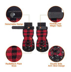 Outdoor Dog Socks – Breathable Non-Slip Waterproof Socks for Medium & Large Dogs, Anti-Shedding Design