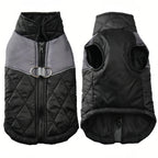 Winter Dog Jacket Windproof Reflective Pet Coat with D-Ring – Small to Large Dogs & Cats