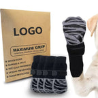 Outdoor Dog Socks – Breathable Non-Slip Waterproof Socks for Medium & Large Dogs, Anti-Shedding Design