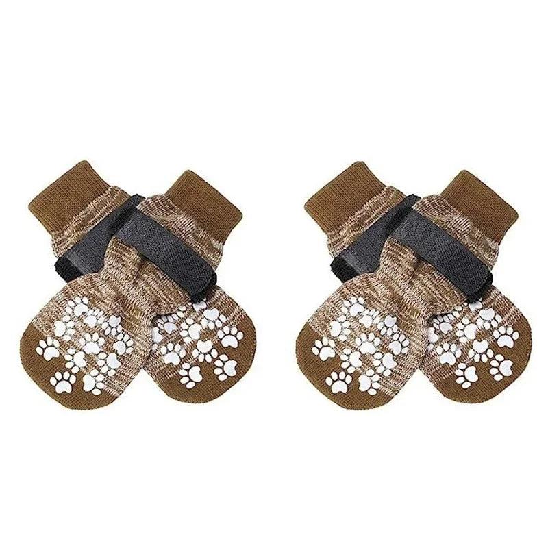 Outdoor Dog Socks – Breathable Non-Slip Waterproof Socks for Medium & Large Dogs, Anti-Shedding Design