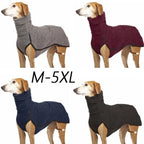 Winter High Collar Dog Sweater – Warm Jumper Coat for Medium & Large Dogs